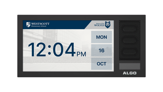 IP DIGITAL DISPLAY WITH SPEAKER SINGLE SIDED