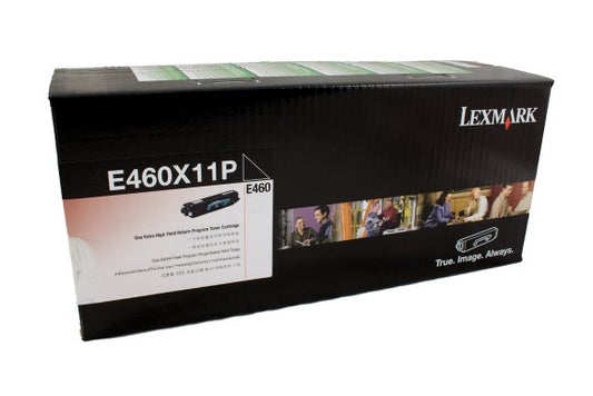 E460X11P BLACK TONER YIELD 15K PAGES FOR E460