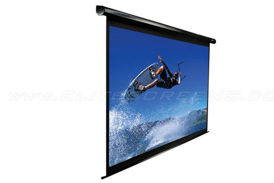 100 MOTORISED 169 PROJECTOR SCREEN WITH IR CONTROL RJ45 & 3-WAY SWITCH SPECTRUM -BLACK