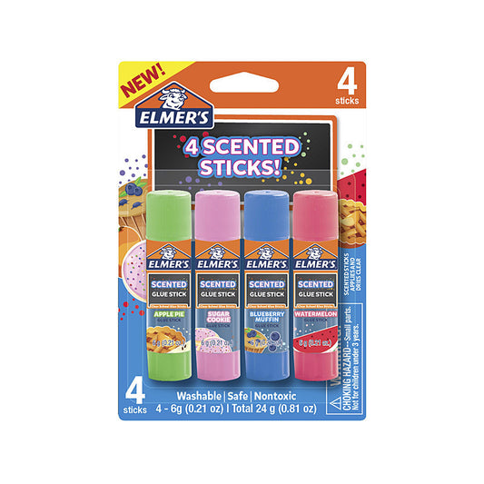 Elmers Scent GlueStick Pk4 Bx6