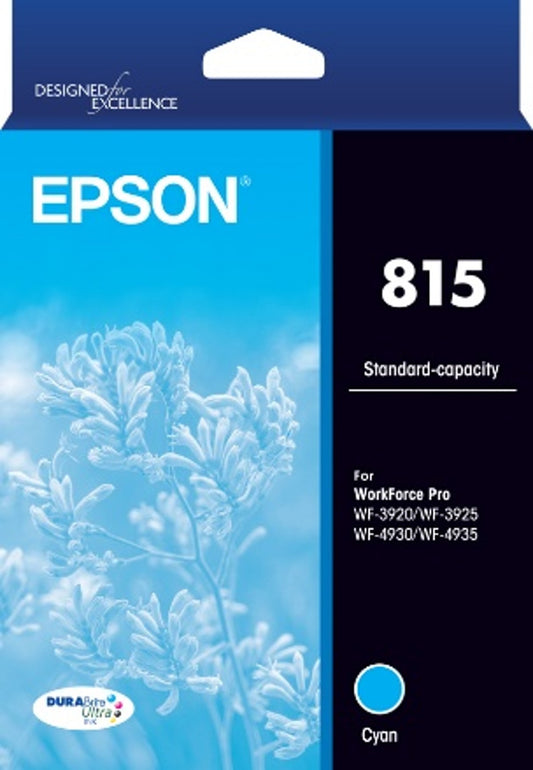 Epson 815 Std Cyan Ink For Workforce Pro WF-3920 WF-3925 WF-4930 WF-4935