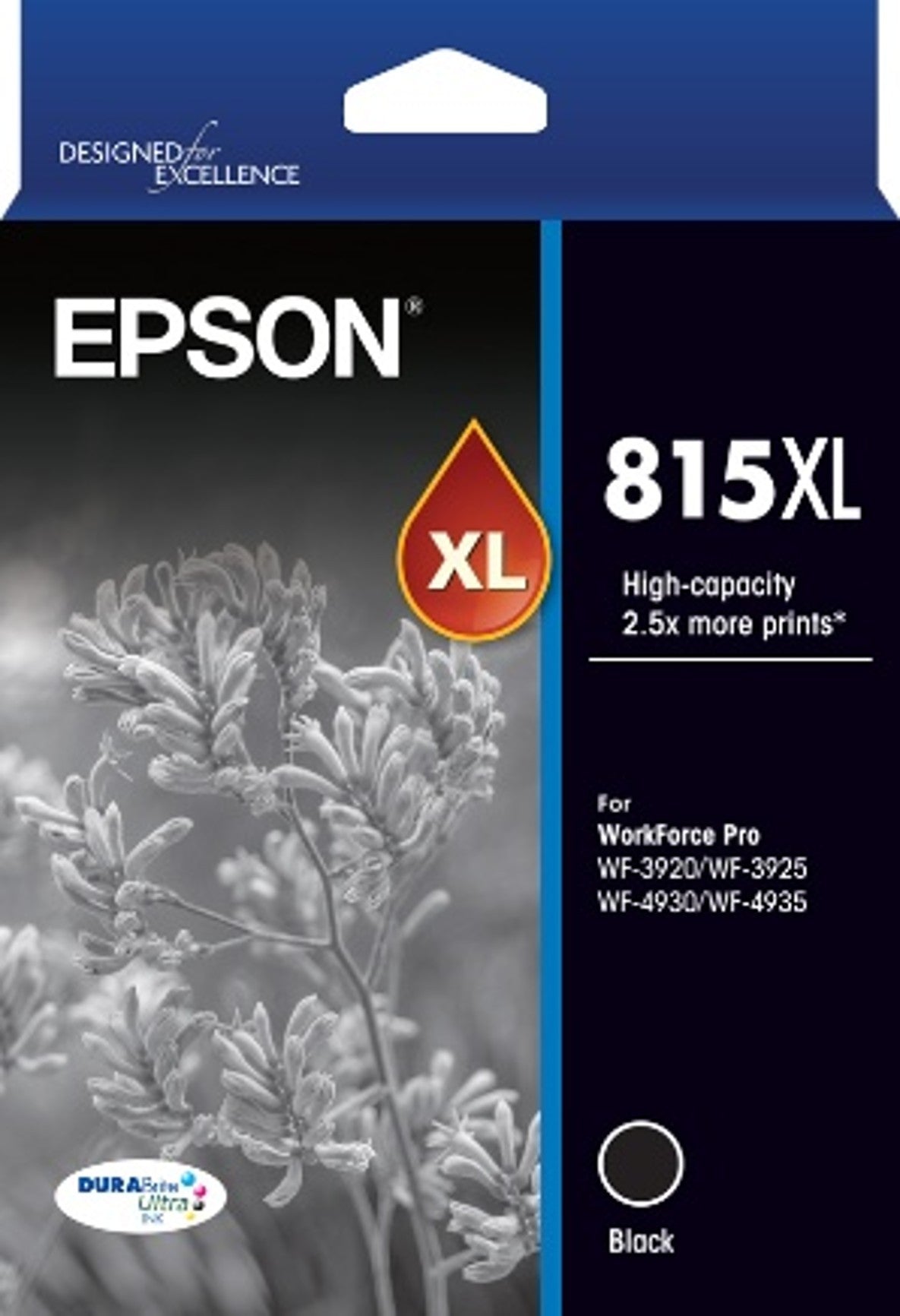 Epson 815XL Black Ink For Workforce Pro WF-3920 WF-3925 WF-4930 WF-4935