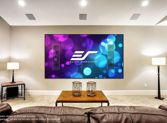 110 FIXEDFRAME 169 PROJECTOR TRANSPARENT EDGE FREE SCREEN AEON CINEGREY 3D ACOUSTIC