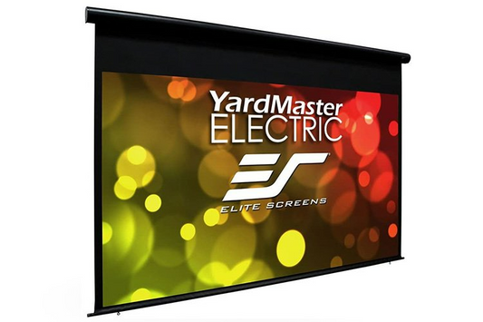 150 MOTORISED 1610 PROJECTOR SCREEN FIBREGLASS BACK FLAME RETARDANT