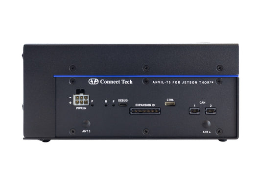 Connect Tech Anvil-T5 System integrated with NVIDIA Jetson Thor T5000, 2TB NVMe