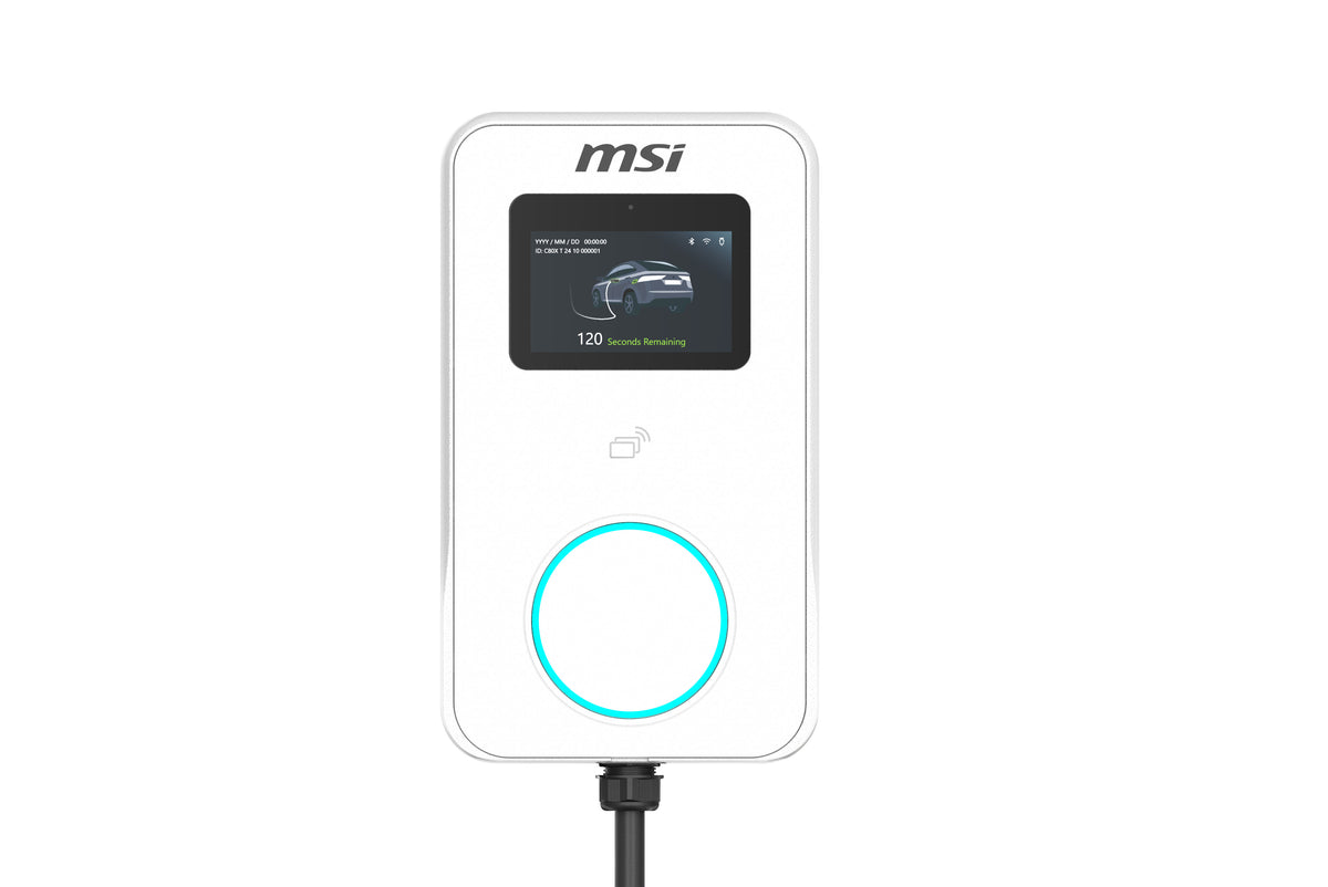 MSI Eco Premium Max(OCPP) 22kW-White, 3-phase 380-415V, 32A, WiFi, OCPP2.0.1