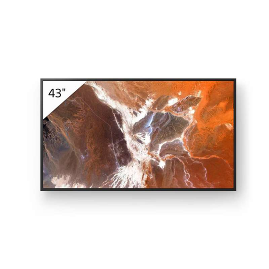 Sony 43” BRAVIA BZ30P | 4K UHD HDR | 24/7 Professional Display | Deep Black