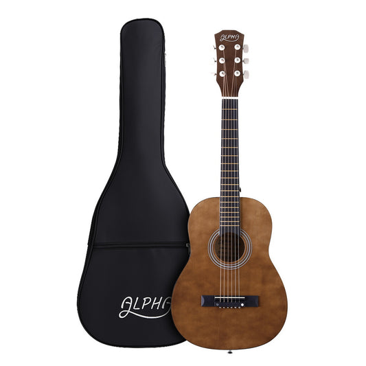 Alpha 31 Steel String Acoustic Guitar Portable"