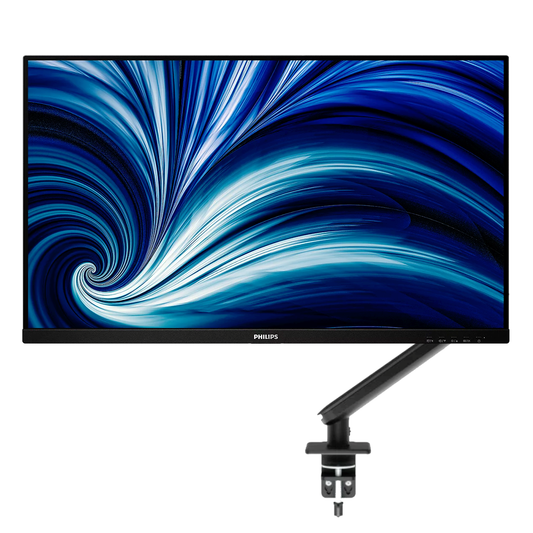 Philips Mount Up! Bundle. 32" QHD 100Hz Monitor and Ergonomic Arm