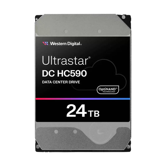 Western Digital Ultrastar DC HC590 24TB: 3.5', SAS, CMR, SE