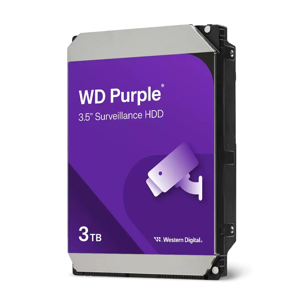 Western Digital WD Purple 3TB 3.5' SATA Surveillance HDD 256MB Cache 3-Year