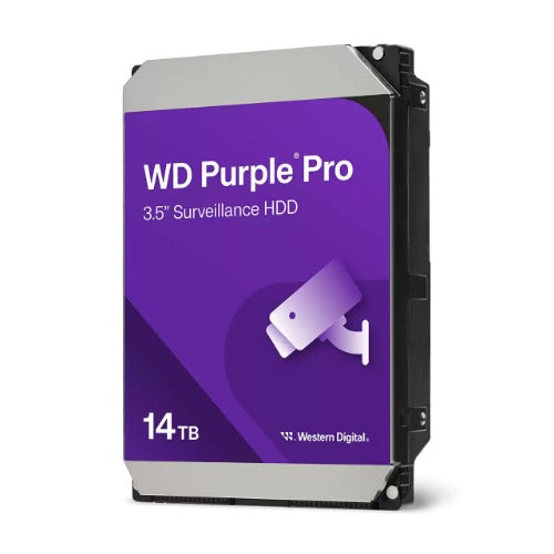 Western Digital WD Purple 14TB 3.5' Surveillance HDD 7200RPM SATA III 6Gb/s