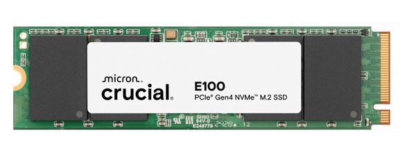 Micron (Crucial)-P Crucial E100 2TB Gen4 NVMe SSD 5000/4500 MB/s R/W 100TBW