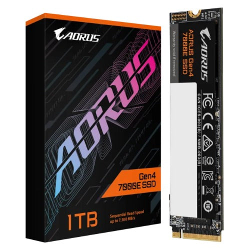 GIGABYTE AORUS Gen4 7000E 1TB NVMe SSD – PCIe 4.0 x4 M.2 2280 Internal SSD, Up