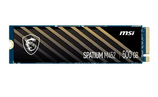 MSI SPATIUM M452 PCIe 4.0 NVMe M.2 500GB, M.2 2280, PCIe Gen4x4 NVMe 1.4, 3D