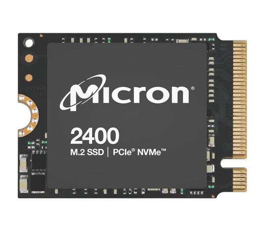 Micron 2400 2TB M.2 2230 NVMe SSD 4500/4000 MB/s 650K/700K 600TBW 2M MTTF for PS5 MS Surface Valve Steam Deck Asus Rog Ally Lenovo Legion Go