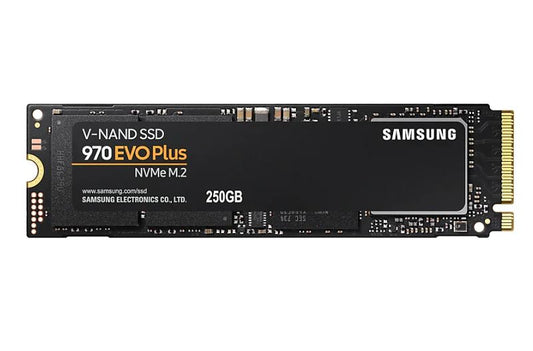 Samsung 970 EVO Plus 250GB PCIe NVMe SSD MLC 3500MB/s 2300MB/s 250K/550KIOPS 150TBW 5yrs wty LS