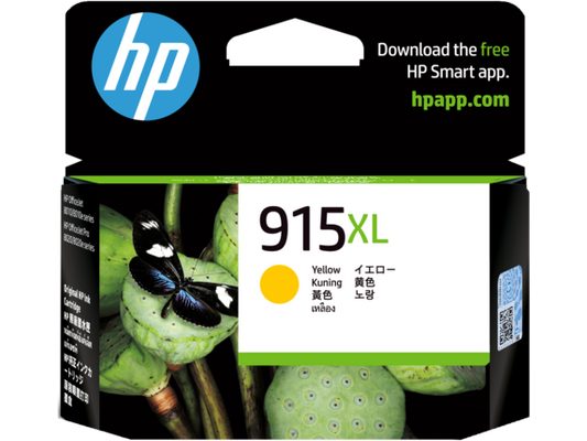 HP 915XL YELLOW ORIGINAL INK CARTRIDGE 825 PAGES