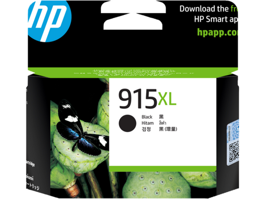 HP 915XL BLACK ORIGINAL INK CARTRIDGE 825 PAGES