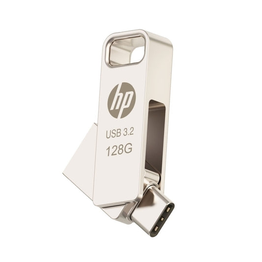 ذاكرة تخزين USB 3.2 OTG من HP x206C بسعة 128 جيجابايت