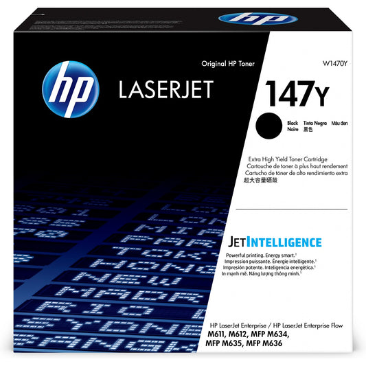 HP 147Y EXTRA HIGH YIELD BLACK ORIGINAL LASERJET TONER CARTRIDGE 42000 PAGE YIELD