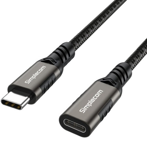 Simplecom CAU610 USB-C Male to Female Extension Cable USB 3.2 Gen2 PD 100W