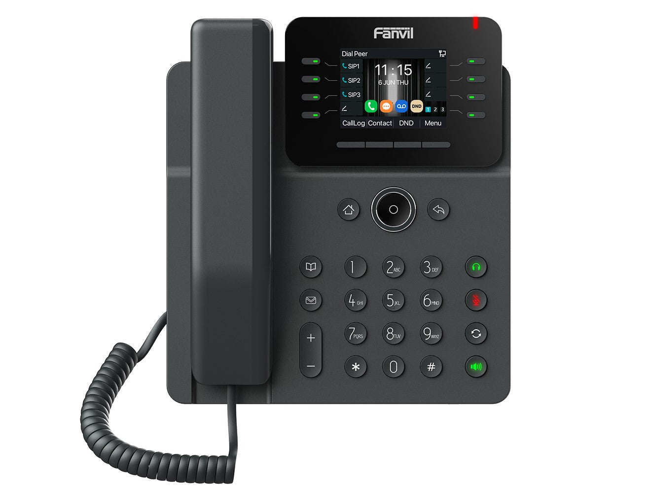 Fanvil V62W Prime Business Phone 2.8-inch color screen â–¡âˆš Support audio codec G.722 and Opus, HD audio 6-way Audio conference Wi-Fi 6, Bluetooth