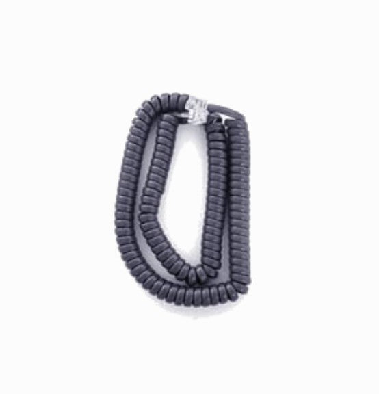 Fanvil curly cord for XU series headset, curveï¼Œblack