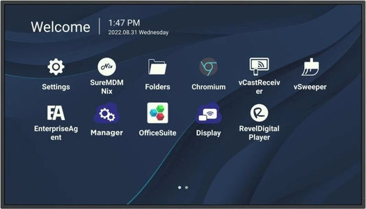 ViewSonic CDE4330 43' 4K Presentation Display Wireless presentation, â€‹Single USB-C cable for 65W, 24/7 video playback, Remote device management, ProAV