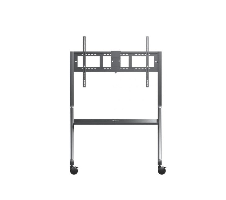 ViewSonic VB-STND-009 Slim Trolley Cart for 55' to 105' Display, Streamlined, height-adjustable design, 360Â° silent wheels with quick-release brakes