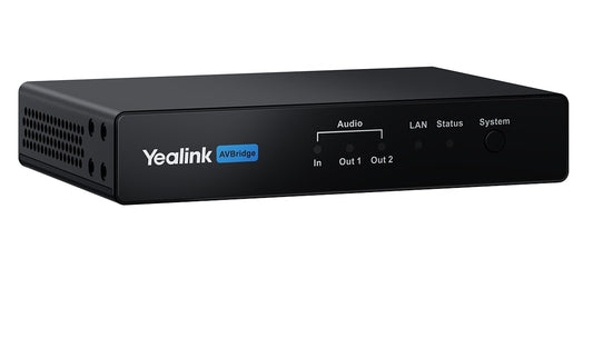 Yealink AV Bridge,CM50/CM20-Ready,Extension for A/V,Compact Pro Audio,Essential Tuning Built-In,Effortless Setup