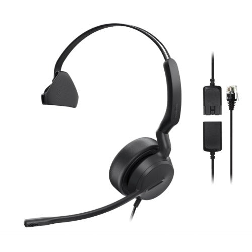 Yealink YHS36 E2 Mono, single-ear version of the YHS36 E2, HD audio