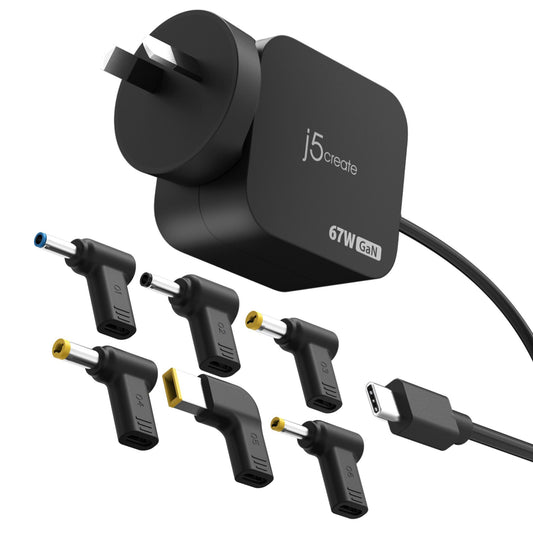 J5create JUP1565DCU 67W GaN PD USB-C