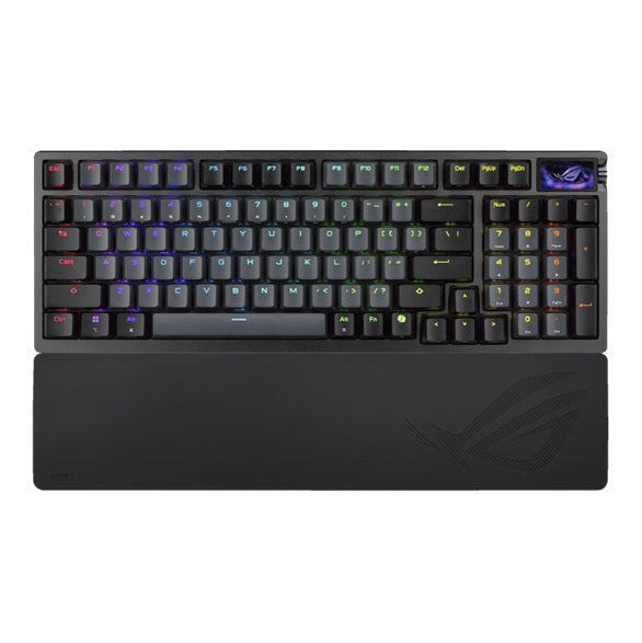 ASUS ROG AZOTH 96 HE LITE BLACK Gaming Keyboard, ROG HFX V2 magnetic switches