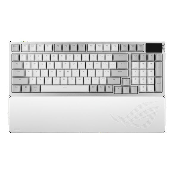 ASUS ROG AZOTH 96 HE LITE WHITE Gaming Keyboard, ROG HFX V2 magnetic switches