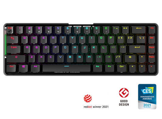 ASUS M601 ROG FALCHION NX Red Switch Compact 65% Wireless Mechanical Gaming