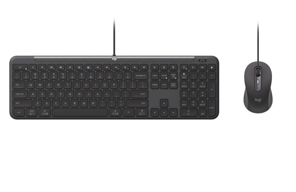 Logitech MK620 Slim Wired Combo MK620 for Business - Multi-OS keyboard and