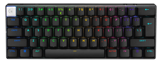 Logitech PRO X 60 LIGHTSPEED Wireless Gaming Keyboard -Black 2.4GHz LIGHTSPEED BluetoothÂ®, or USB wired connection 2-Year Warranty
