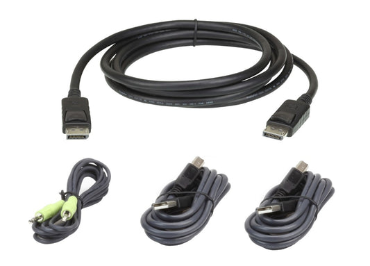 Aten 1.8m USB DisplayPort Secure KVM Cable Kit