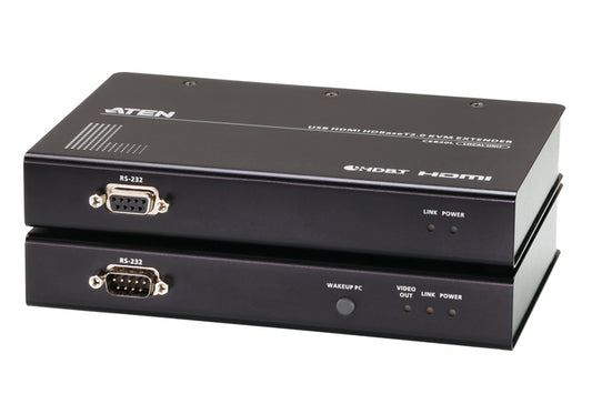 Aten 4K HDMI HDBaseT 2.0 KVM Extender with RS232 , Long Reach mode extends up to 1920 x 1080 @ 150m, can mix CE920 T/R with CE820