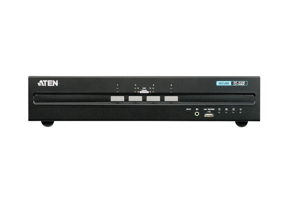 Aten 4-Port USB DisplayPort Dual Display Secure KVM Switch (PSS PP v3.0