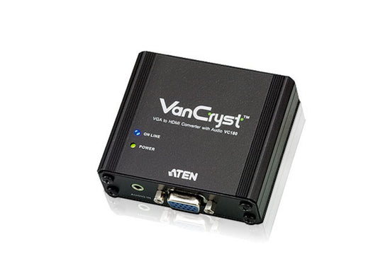 Aten VGA(F) to HDMI(F) Converter, supports up 1920x1200, converts analog VGA signals to HDMI output