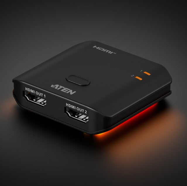 Aten Essential 2-Port 8K HDMI Splitter, EDID Sync™, One HDMI source shares two