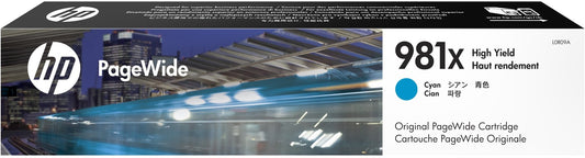 HP 981X CYAN ORIGINAL PAGE WIDE CRTG 10K