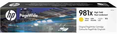 HP 981X YELLOW ORIGINAL PAGE WIDE CRTG 10K