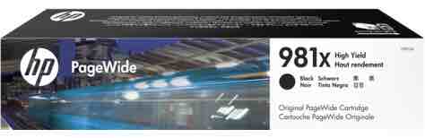 HP 981X BLACK ORIGINAL PAGE WIDE CRTG 11K