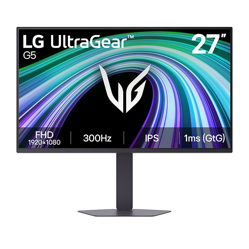 LG 27' UltraGear IPS Full HD 300Hz Monitor, 1920×1080, 1ms GtG, HDR10, sRGB