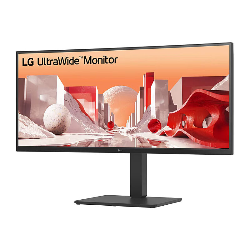LG 34' UltraWide QHD Curved IPS 60Hz Monitor, 3440x1440, sRGB 99%, HDR10