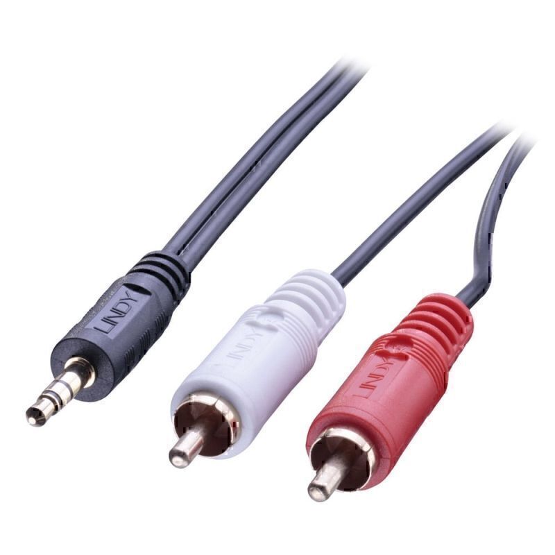 كابل صوت Lindy 3m 3.5mm-RCA