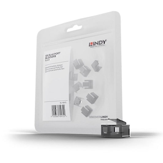 مجموعة منافذ Lindy RJ45 x20 Bk